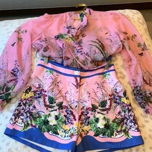 BURRYCO Blouse and shorts set
